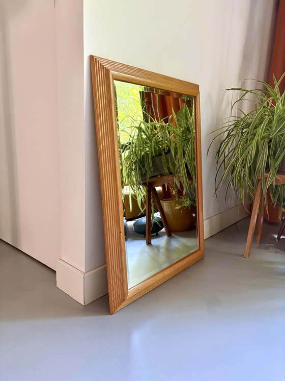 Image 1 of Beautiful Vintage Pine Mirror