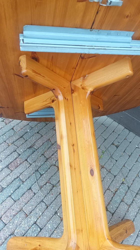 Image 1 of Table de salle à manger vintage Rainder Daumiller style années 1970