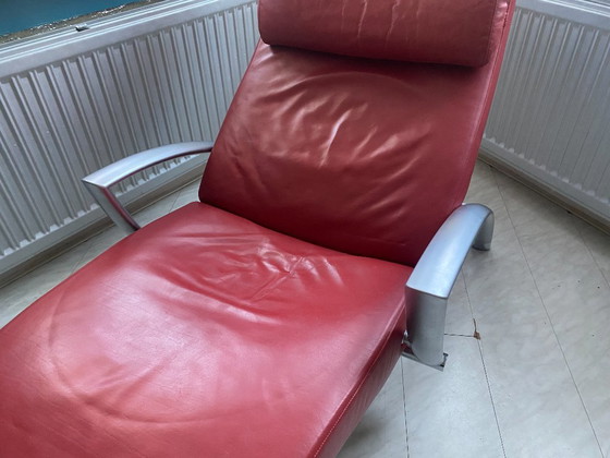 Tumbona Rolf Benz 2600 Relax. – Chaise longue, Leather, Metal (photo 9 of 17)
