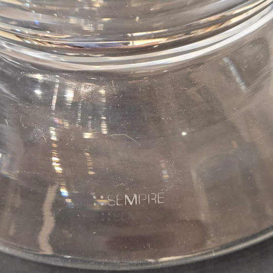 Image 1 of Coppia di candelieri in cristallo, Sempre, anni 2000 - Belgio