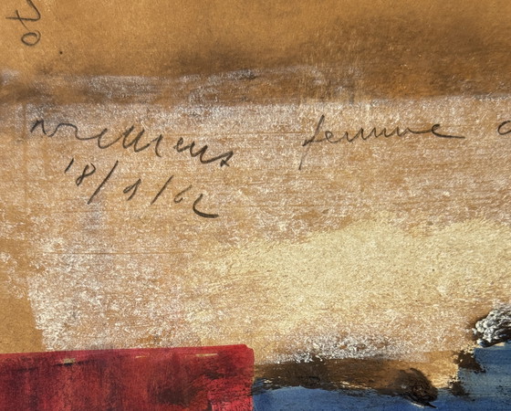 Image 1 of Robert Detheux, un bellissimo dipinto del 1962