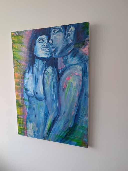 Man and Woman – schilderijen tekeningen, Canvas (photo 2 of 5)