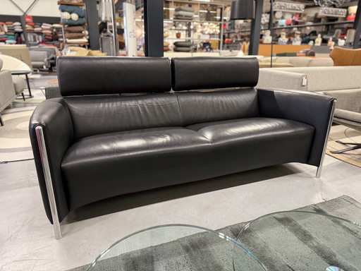 Leolux Goncharov Sofa black leather