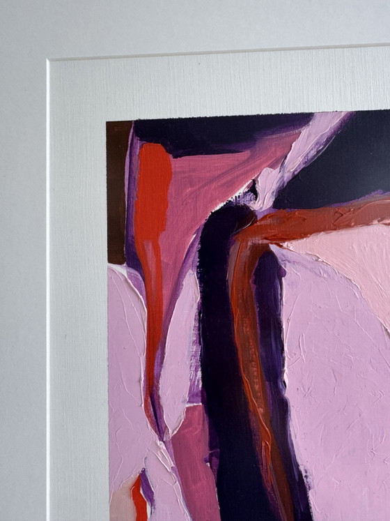 Original Abstract Painting (Oil on Paper) – Paintings & Drawings (photo 2 of 5)