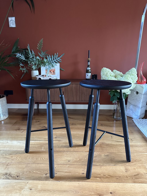 2x &Tradition NA4 Barstools (72cm high)