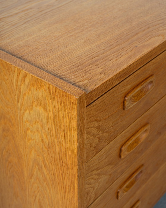 Image 1 of Mid Century Danish Chest Or Commode Made Of Oak, Ps System