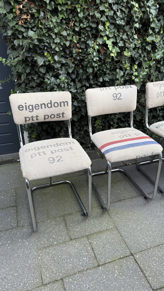 Image 1 of 6 sedie Gispen modello 107