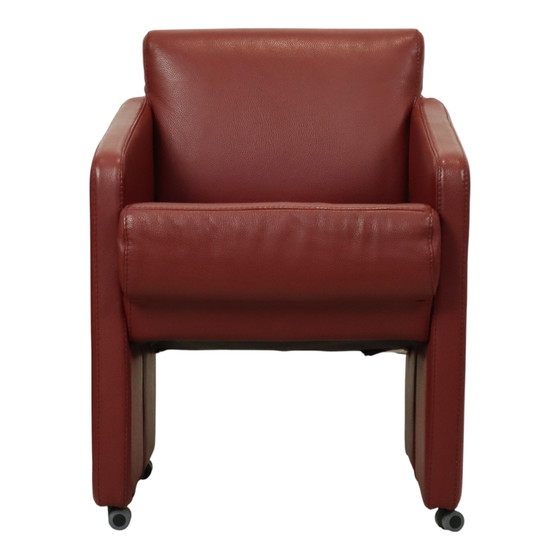 Image 1 of Vintage Couple Red Seats Armchairs