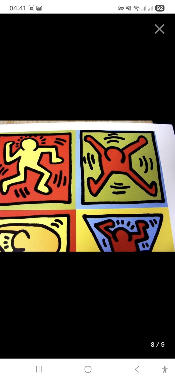 Image 1 of Keith Haring - Six dancing People - 1990