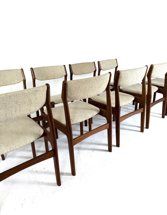 Image 1 of 10x vintage dining chair, Erik Buch '60