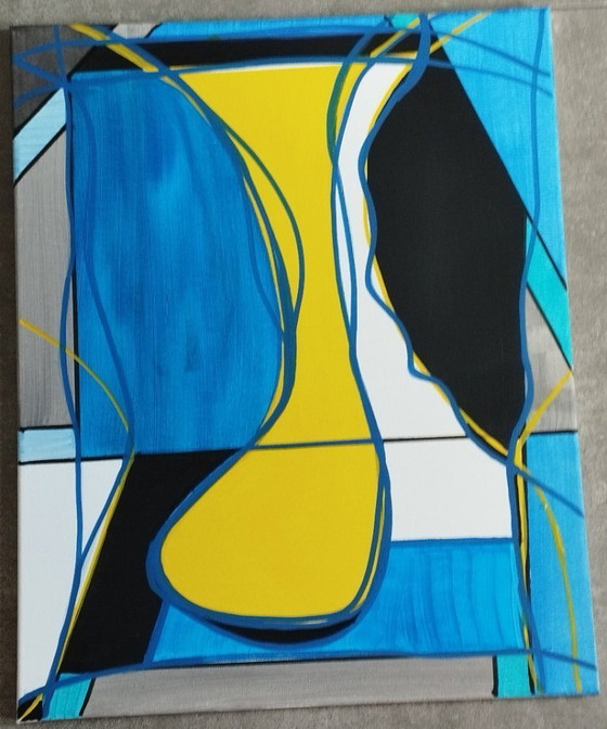 Image 1 of Abstraktes Gemälde 50x40 Sattelnase