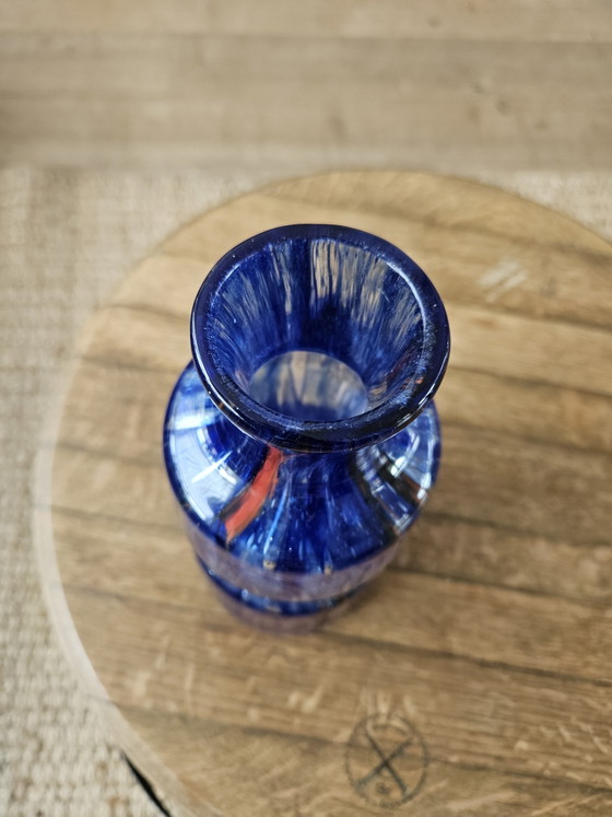 Image 1 of XL Vintage 'Flora' Art Glass Vase – František Koudelka (1970s) – Perfect condition!