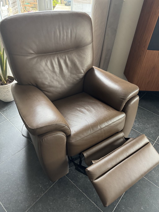 Lederen elektrische relax zetel