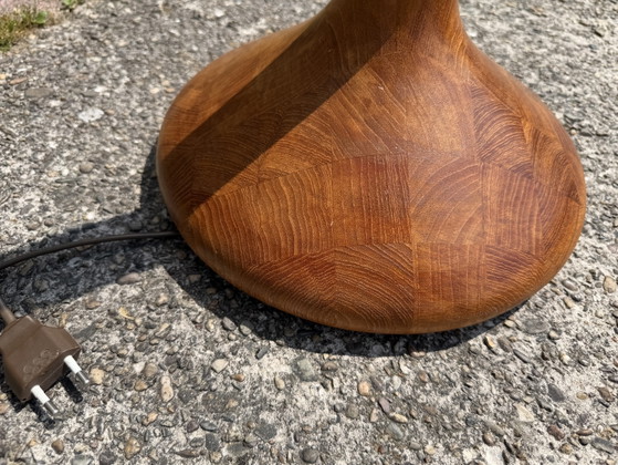 Lampada da terra vintage in teak Domus – Lampade da terra, Plastic, Wood (photo 7 of 14)