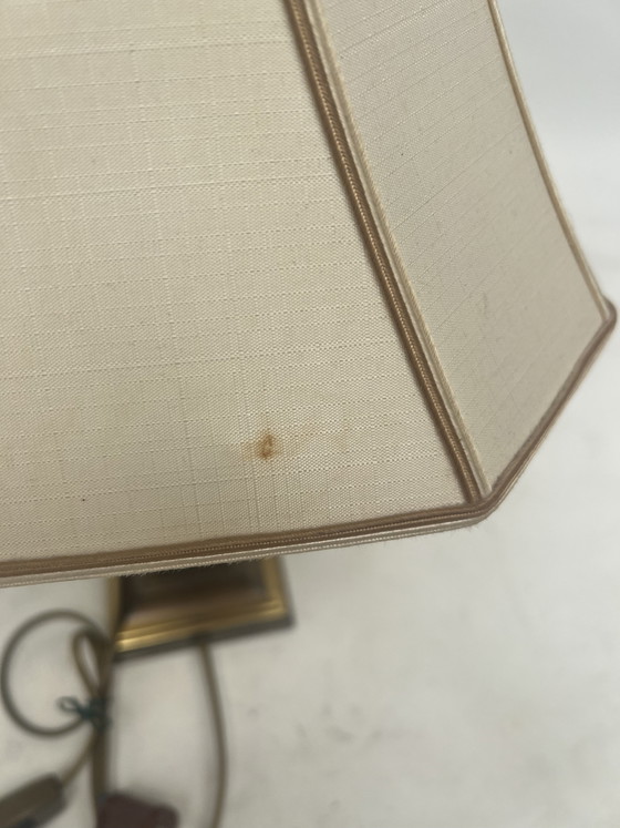 Herda Vintage Table Lamp – Metal, Textile (photo 7 of 11)
