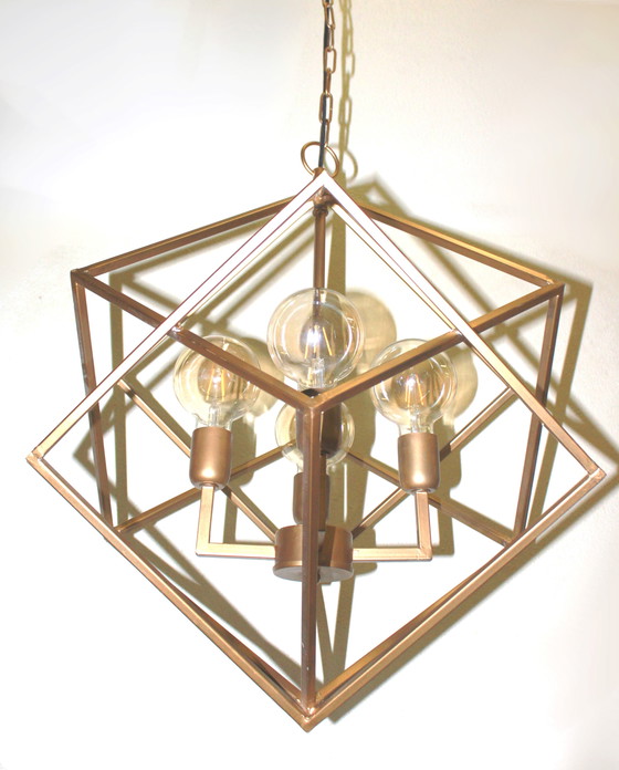 Image 1 of Moderne kroonluchter, 3 kaarslampen, 20e eeuw