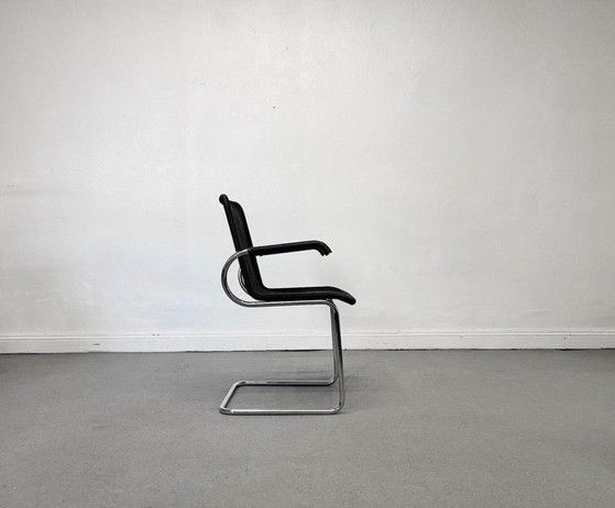 1/2 Tecta D41 Chair Wicker black Bauhaus – Armchairs, Chrome (photo 11 of 12)