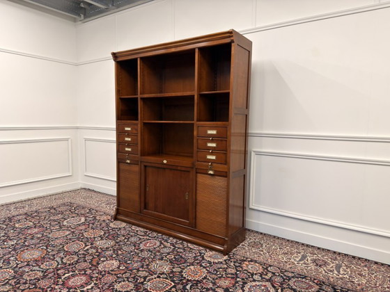 Italian Classic Assi D'Asolo Bookcase – Wood, Brass (photo 4 of 21)