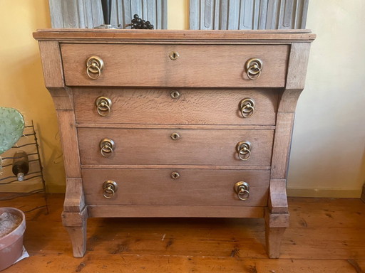 Hollandse Commode Ladenkast Ladenkast eikenhout