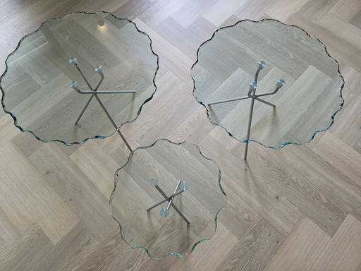 3 coffee tables (set) Brand van Egmond