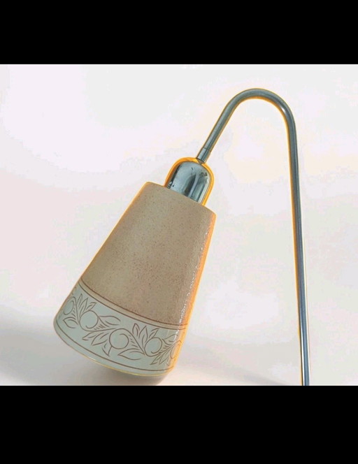 Handgemaakte keramische vloerlamp van G. Deidda