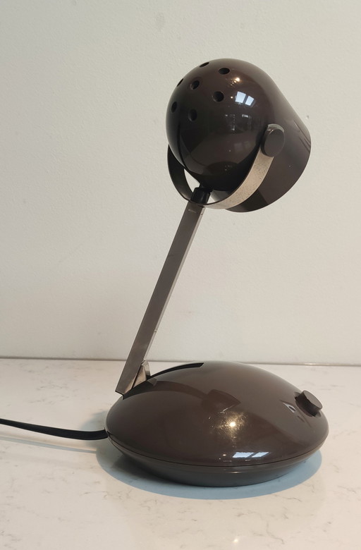 Lampada da scrivania vintage Eichhoff Werke Telescope, design Space Age, anni '70