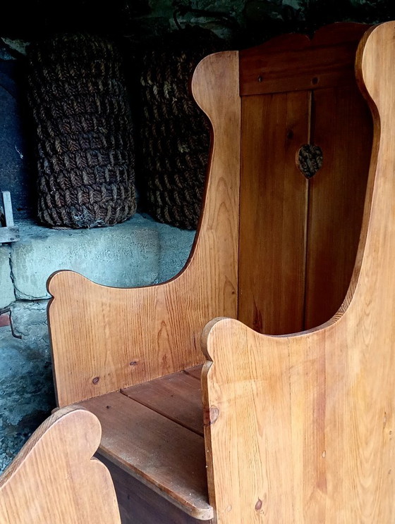 Coppia di Poltrone rustiche – Legno (photo 4 of 11)