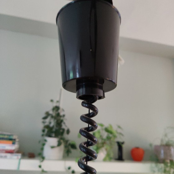 Image 1 of Rote IKEA T710 Pendelleuchte (1970er Jahre), Hexenhut-Modell