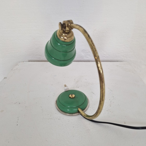 Fantastica lampada da scrivania o da comodino in stile vintage anni '60. – Lampade da tavolo, Metal, Brass (photo 4 of 5)