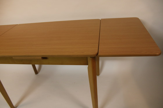 Image 1 of Tavolo da pranzo vintage allungabile in legno