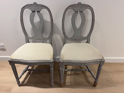 Set of 2 Flamant Gustav-style chairs – classic & timeless
