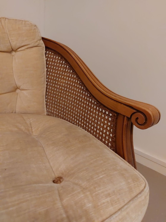 Sillón de señora tapizado de madera dura – Sillones, Textil (photo 5 of 7)