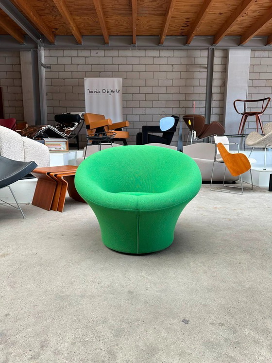 Sillón Artifort Mushroom verde oscuro – Sillones, Textile, Wood (photo 3 of 10)