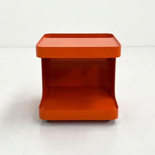 Orange Game Bar Cart by Marcello Siard for Longato, 1970s
