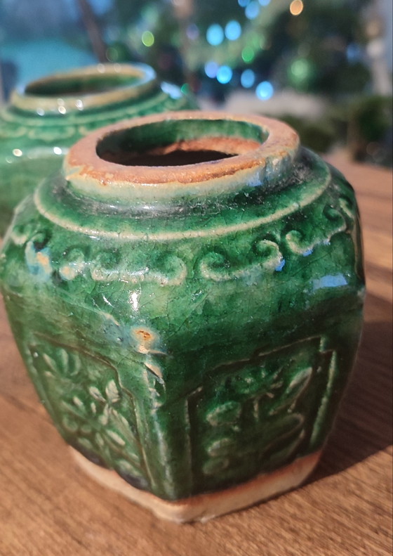 Image 1 of Antique Chinese ginger jars