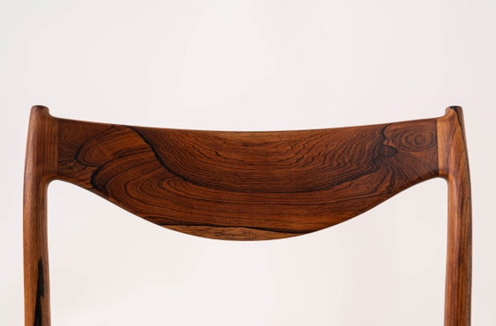 Image 1 of Torbjørn Afdal Darby eethoek met zes stoelen en uitschuifbare tafel, Noorwegen, jaren 60