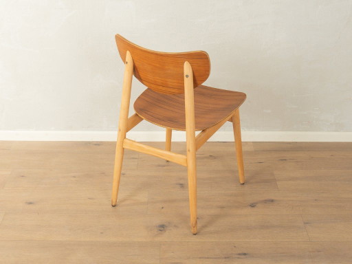 Chaises en contreplaqué des années 1950 – eetkamerstoelen, Wood (photo 2 of 10)