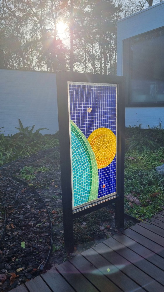 Image 1 of art mosaic solar system