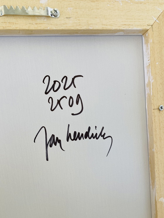 Image 1 of Jan Hendriks - Abstract Minimalist White 3D Artwork
