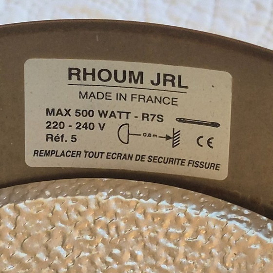 Rhoum JRL Tischlampe aus Gold- und Silbermetall – Kannelierte Säule, französische Herstellung – Tischlampen (photo 6 of 10)