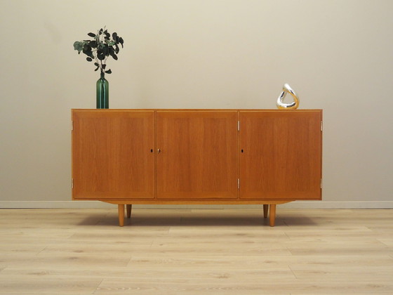 Image 1 of Sideboard aus Esche, Dänisches Design, 1970er Jahre, Designer: Carlo Jensen, Herstellung: Hundevad