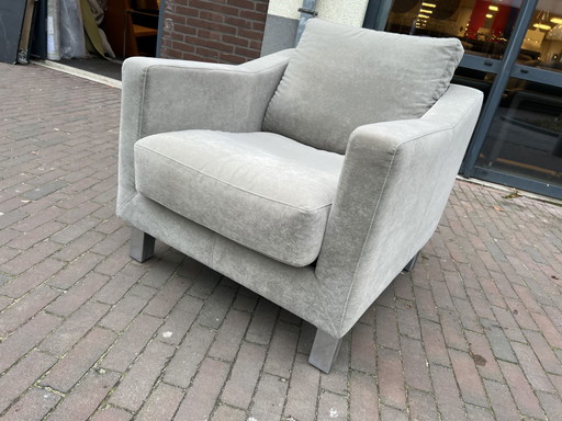 Leolux Antonia Armchair Fabric Alcantara