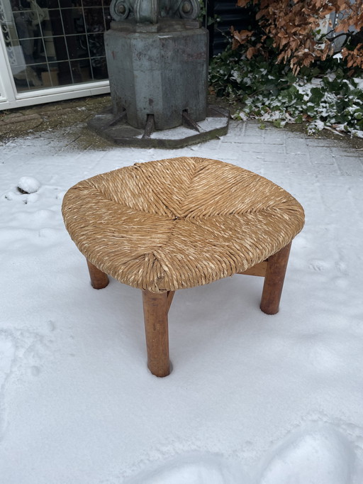 Italian Rush stool by Lorenzo Forges Davanzati