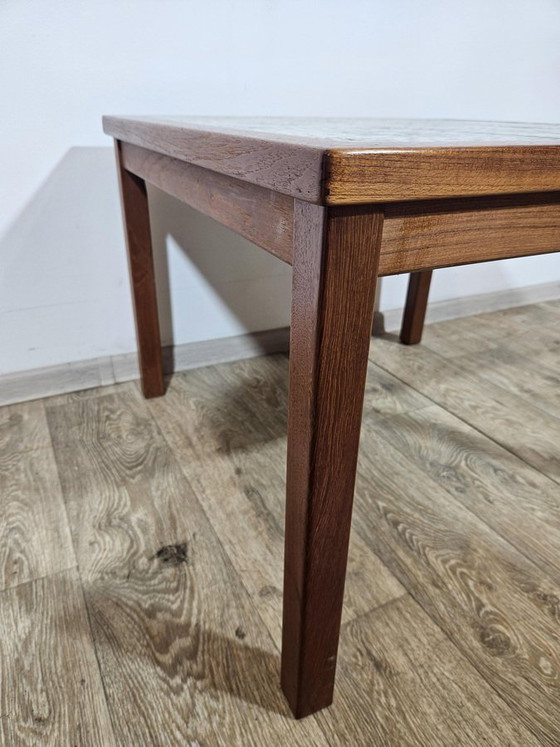 Teak Table with Ceramics, Denmark, 1960s – Coffee table books, Wood, Scandinavian (photo 3 of 14)