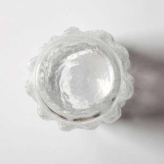 Image 1 of Vintage Pressed Glass Bubble Vase: Vladislav Urban Design, Czech Republic