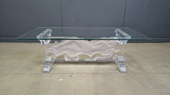 Image 1 of Acrylic coffee table by Fabian Art, 1980s