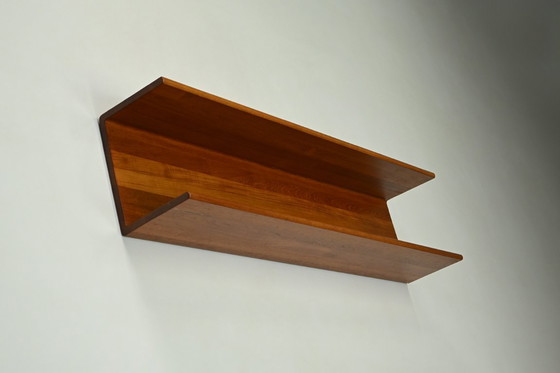 Image 1 of Mensola da parete in teak massello, Germania anni '60.
