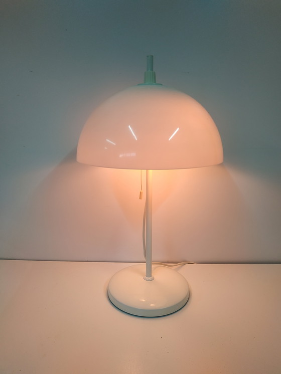 Image 1 of Vintage 1970s adjustable mushroom table lamp (2 spots)