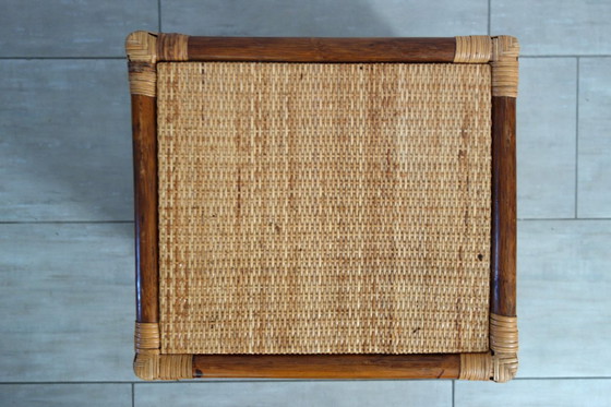 Image 1 of Piccolo cubo di mobili in rattan vintage