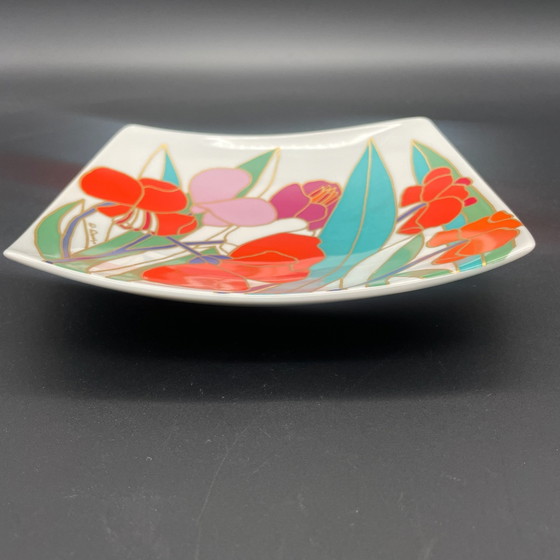 Rosenthal studio-line Wolf Bauer Summer – Porcelain Bowl Floral Decor 70s – Table accessories (photo 6 of 6)